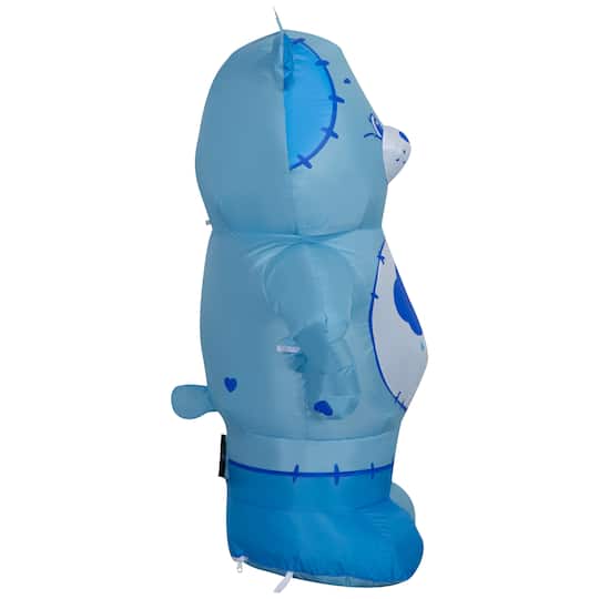 3.2ft. Airblown® Inflatable Care Bears Grumpy Bear with Jack-o’-Lantern Candy Basket Yard Décor